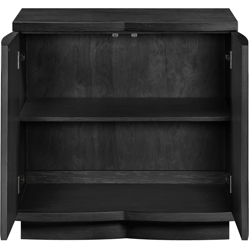 Meridian Furniture Aveline Black Oak Veneer Sideboard/Buffet