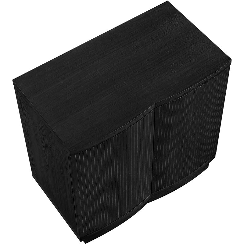 Meridian Furniture Aveline Black Oak Veneer Sideboard/Buffet