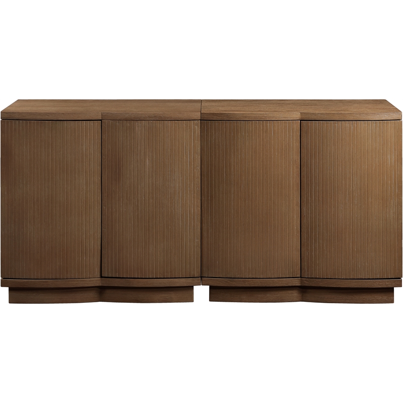 Meridian Furniture Aveline Brown Oak Veneer 2pc. Sideboard/Buffet