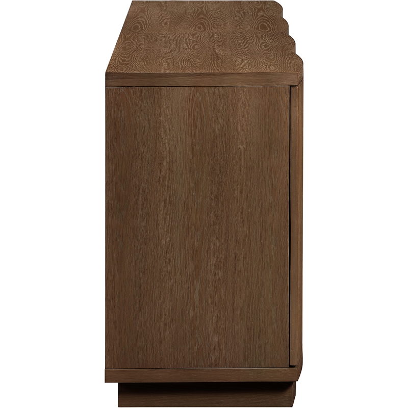 Meridian Furniture Aveline Brown Oak Veneer 2pc. Sideboard/Buffet
