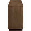 Meridian Furniture Aveline Brown Oak Veneer 2pc. Sideboard/Buffet