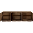 Meridian Furniture Aveline Brown Oak Veneer 3pc. Sideboard/Buffet