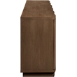 Meridian Furniture Aveline Brown Oak Veneer 3pc. Sideboard/Buffet