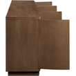 Meridian Furniture Aveline Brown Oak Veneer 3pc. Sideboard/Buffet