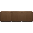 Meridian Furniture Aveline Brown Oak Veneer 3pc. Sideboard/Buffet