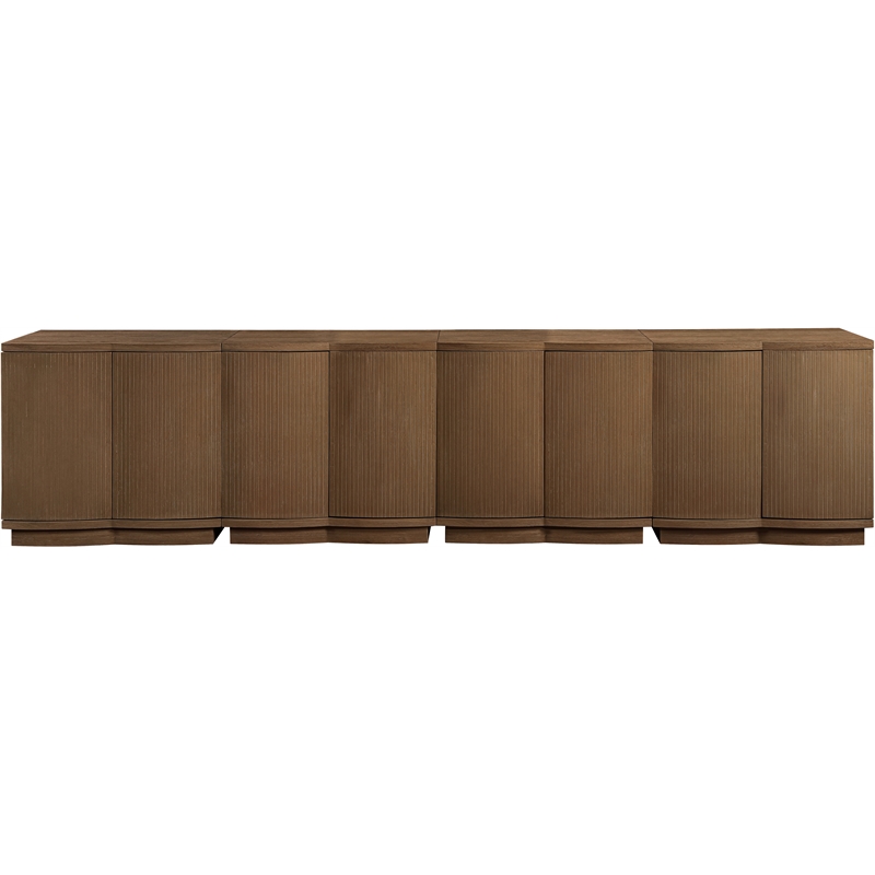 Meridian Furniture Aveline Brown Oak Veneer 4pc. Sideboard/Buffet