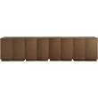 Meridian Furniture Aveline Brown Oak Veneer 4pc. Sideboard/Buffet