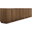 Meridian Furniture Aveline Brown Oak Veneer 4pc. Sideboard/Buffet