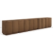 Meridian Furniture Aveline Brown Oak Veneer 5pc. Sideboard/Buffet