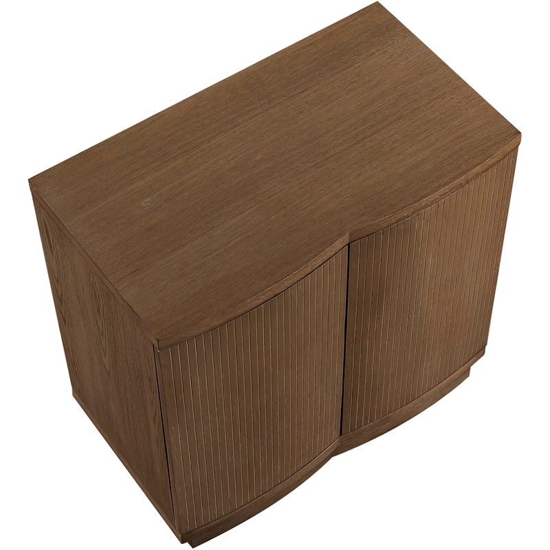 Meridian Furniture Aveline Brown Oak Veneer Sideboard/Buffet