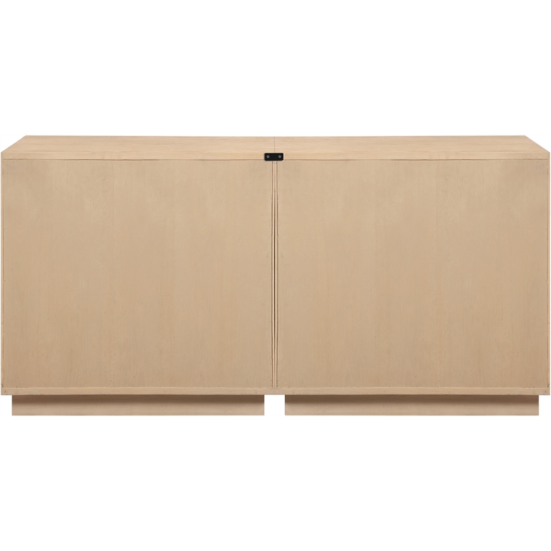 Meridian Furniture Aveline Natural Oak Veneer 2pc. Sideboard/Buffet