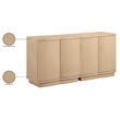 Meridian Furniture Aveline Natural Oak Veneer 2pc. Sideboard/Buffet