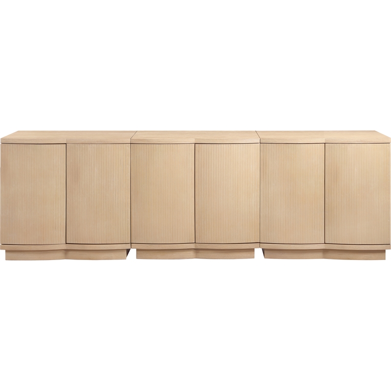 Meridian Furniture Aveline Natural Oak Veneer 3pc. Sideboard/Buffet
