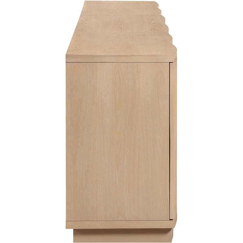 Meridian Furniture Aveline Natural Oak Veneer 3pc. Sideboard/Buffet