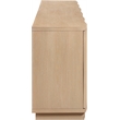 Meridian Furniture Aveline Natural Oak Veneer 3pc. Sideboard/Buffet