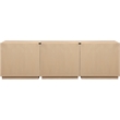 Meridian Furniture Aveline Natural Oak Veneer 3pc. Sideboard/Buffet