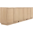 Meridian Furniture Aveline Natural Oak Veneer 3pc. Sideboard/Buffet