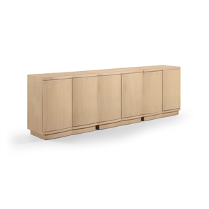 Meridian Furniture Aveline Natural Oak Veneer 3pc. Sideboard/Buffet