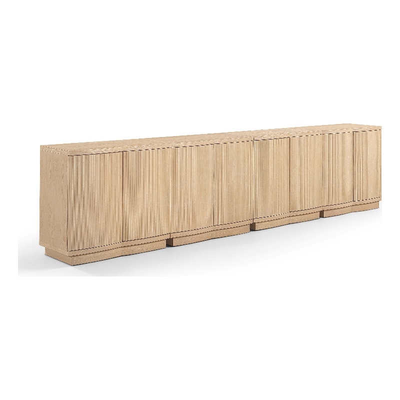 Meridian Furniture Aveline Natural Oak Veneer 4pc. Sideboard/Buffet