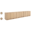 Meridian Furniture Aveline Natural Oak Veneer 5pc. Sideboard/Buffet