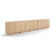 Meridian Furniture Aveline Natural Oak Veneer 5pc. Sideboard/Buffet
