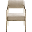 Meridian Furniture Bastille Beige Chenille Fabric Dining Arm Chair (Set of 2)