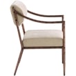 Meridian Furniture Bastille Beige Chenille Fabric Dining Arm Chair (Set of 2)