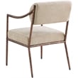 Meridian Furniture Bastille Beige Chenille Fabric Dining Arm Chair (Set of 2)
