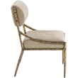 Meridian Furniture Bastille Beige Chenille Fabric Dining Side Chair (Set of 2)