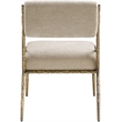 Meridian Furniture Bastille Beige Chenille Fabric Dining Side Chair (Set of 2)