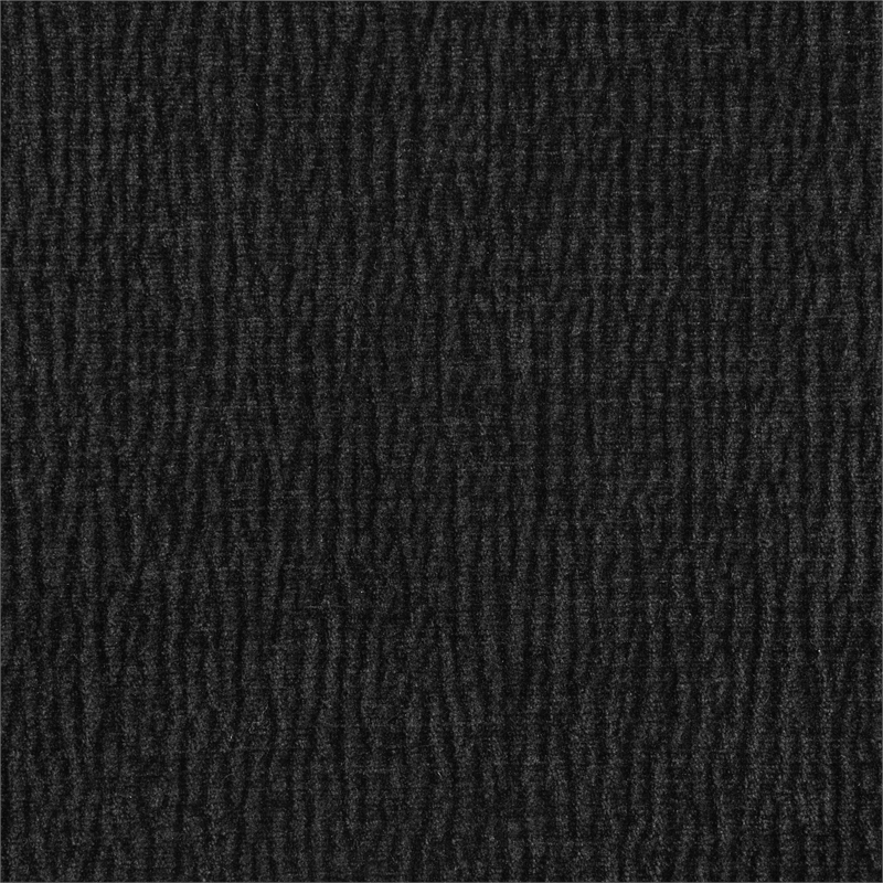 Meridian Furniture Bastille Black Chenille Fabric Dining Side Chair (Set of 2)