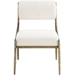 Meridian Furniture Bastille Cream Chenille Fabric Dining Side Chair (Set of 2)