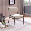 Meridian Furniture Bastille Beige Chenille Fabric Dining Side Chair (Set of 2)
