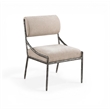 Meridian Furniture Bastille Beige Chenille Fabric Dining Side Chair (Set of 2)