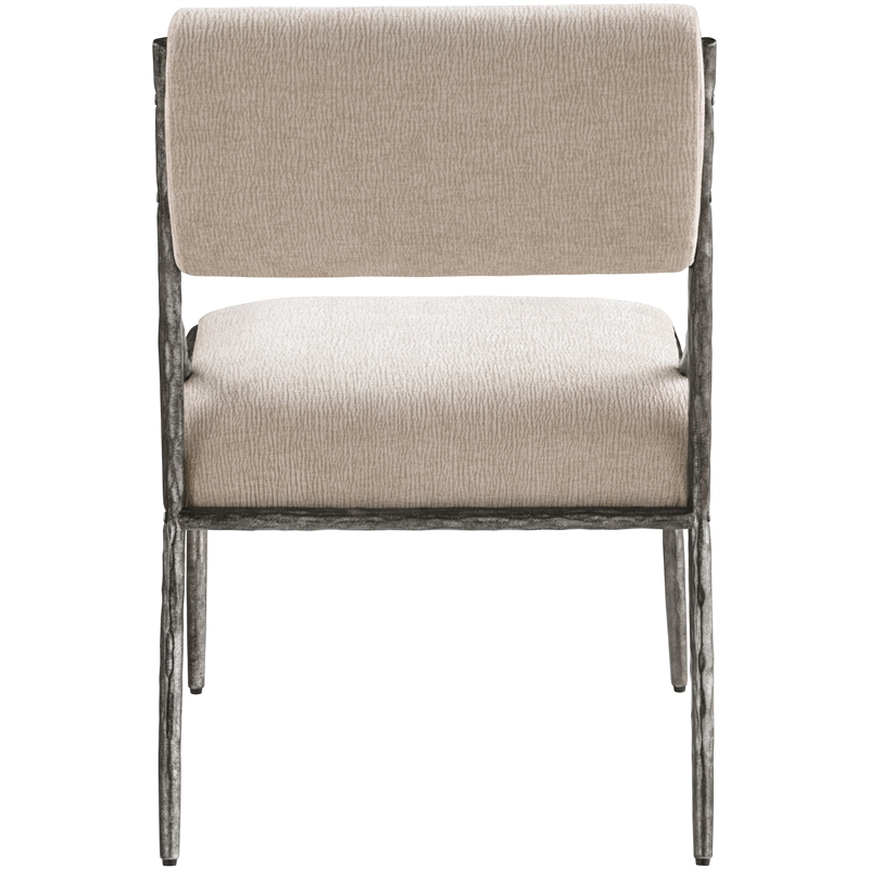 Meridian Furniture Bastille Beige Chenille Fabric Dining Side Chair (Set of 2)