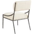 Meridian Furniture Bastille Cream Chenille Fabric Dining Side Chair (Set of 2)