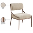 Meridian Furniture Bastille Beige Chenille Fabric Dining Side Chair (Set of 2)