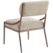 Meridian Furniture Bastille Beige Chenille Fabric Dining Side Chair (Set of 2)