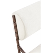 Meridian Furniture Bastille Cream Chenille Fabric Dining Side Chair (Set of 2)