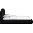 Meridian Furniture Celine Black Velvet Upholstered Twin Bed