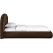 Meridian Furniture Celine Brown Velvet Upholstered Twin Bed