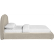 Meridian Furniture Celine Cream Velvet Upholstered King Bed