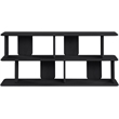 Meridian Furniture Nexa Black Solid Wood And Oak Veneer Media Console