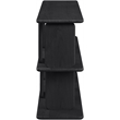 Meridian Furniture Nexa Black Solid Wood And Oak Veneer Media Console