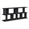 Meridian Furniture Nexa Black Solid Wood And Oak Veneer Media Console