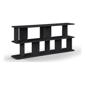 Meridian Furniture Nexa Black Solid Wood And Oak Veneer Media Console