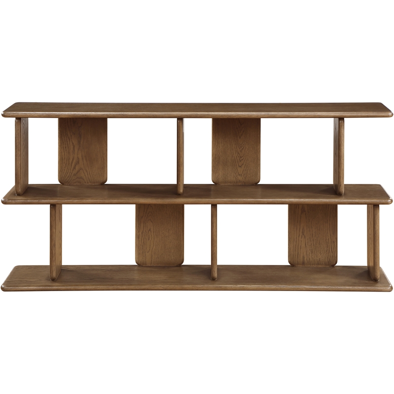 Meridian Furniture Nexa Brown Solid Wood And Oak Veneer Media Console