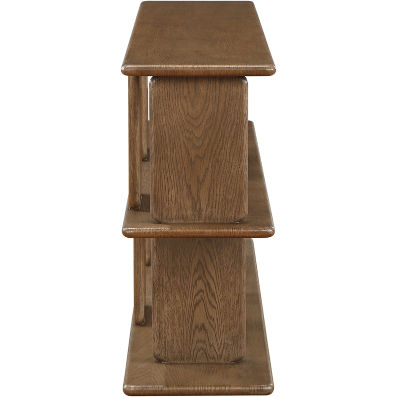 Meridian Furniture Nexa Brown Solid Wood And Oak Veneer Media Console