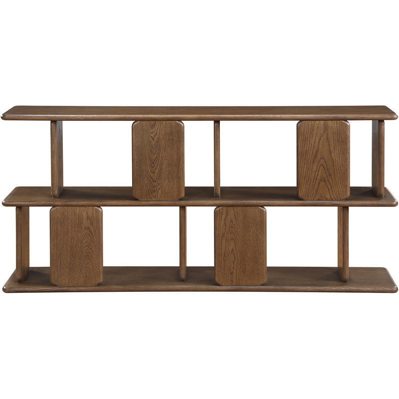 Meridian Furniture Nexa Brown Solid Wood And Oak Veneer Media Console