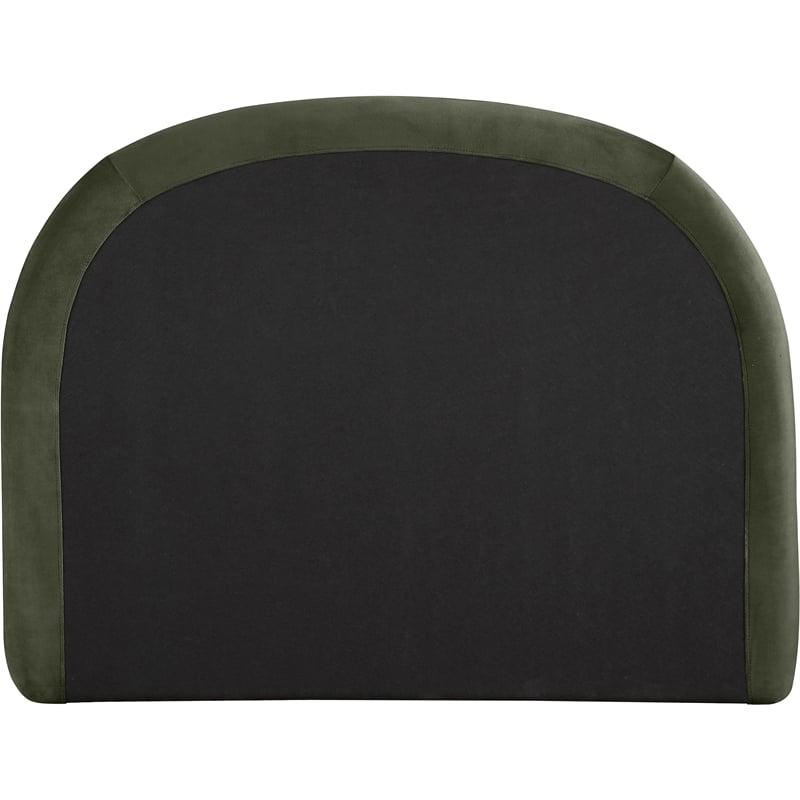 Meridian Furniture Celine Green Velvet Upholstered Twin Bed